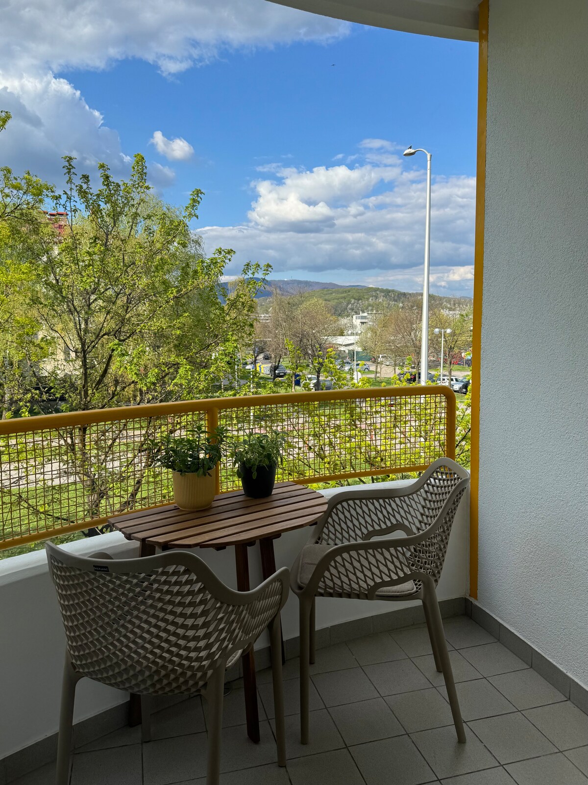 Balcony with a view