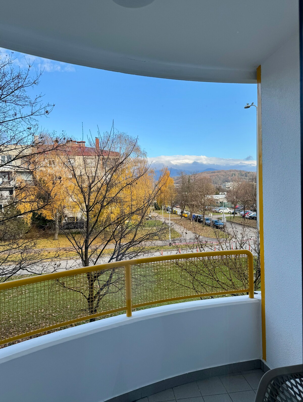 Balcony view in summer